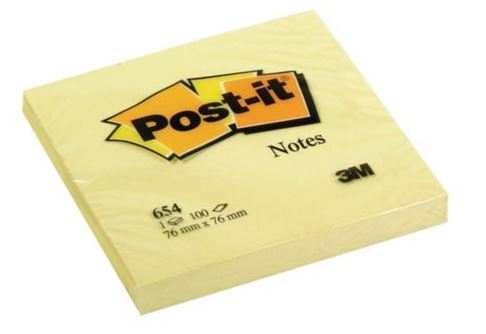 Post-It Viestilappu 76 x 76 mm keltainen