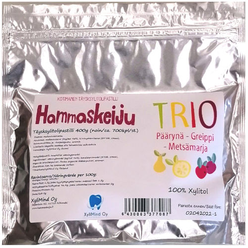 Trio - Ksylitolipastilli 400 g