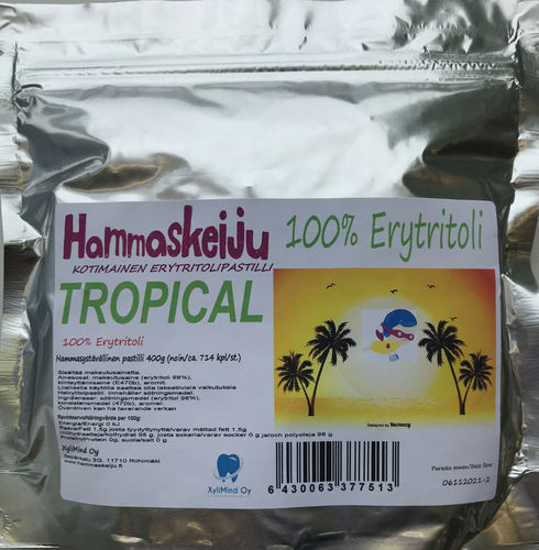 Tropical - Erytritolipastilli 400 g